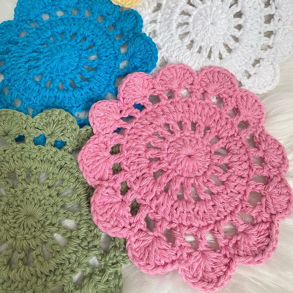 Handmade Floral Coasters - Picture 1 of 3